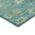 thumbnail image 3 of Addison Rugs Chantille Indoor/Outdoor Traditional Global Teal Machine Washable Rectangle Rug, 8' x 10', 3 of 8