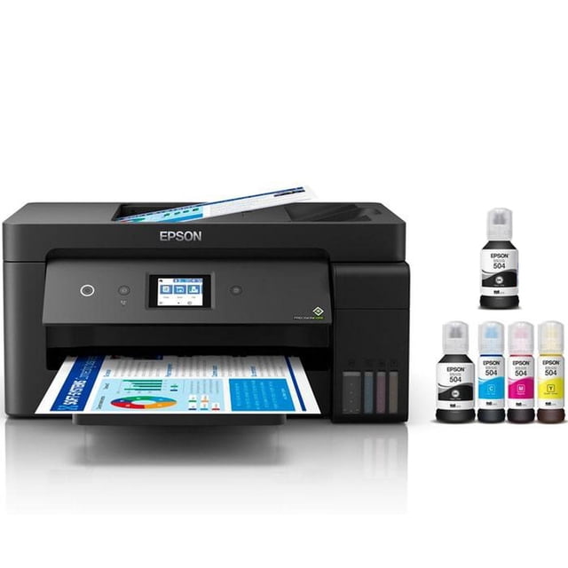 Multifuncional EPSON L14150 EcoTank Inalambrica 5 Tintas T504 A4 Tabloide Inalambrica C11CH96301-V2