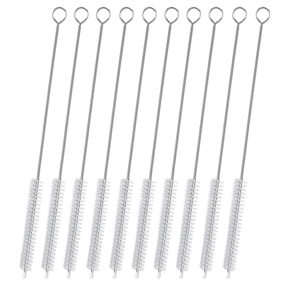 Cepillo limpiador de pajitas extralargo de 12 pulgadas, extra ancho, 12 mm de diámetro, cepillos de pajita para limpiar pajitas, cepillo de limpieza de pajitas para tubos, botella de agua, vaso para s