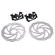 thumbnail image 1 of Mechanical Disc Brake Rotor Set, Stable Aluminum Alloy Lightweight Integrated Molding Mountain Bike Disc Brake Rotor Set For Cycling, 1 of 8