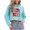 *E-Light Blue, variant on ClodeEU Crop Hoodeid Sweatshirts Tops for Women, Funny Heart Graphic Valentine Shirts , Long Sleeve Valentine Pullover Tops A-White,Womens Plus XXL