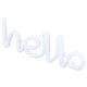 thumbnail image 5 of Lámpara De Neón, Señal De Neón LED Alimentada Por USB/batería, Letras Hello, Luz De Neón, Luz De Neón Para Decoración De Interiores Amonsee Otros, 5 of 8