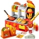 thumbnail image 1 of Set de juego para restaurante de comida rápida Toy Lalalark con más de 40 piezas, 1 of 9