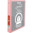 thumbnail image 1 of shiyou-BAZIC 3 Ring Binder 1" Economy View Binders Pastel Pink Color, Hold 175 Sheets, 1-Count, 1 of 4