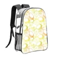 thumbnail image 3 of Kdxio Lemon Potatoes Clear Backpack, Transparent Bookbag for School for Women Men, Capacity Clear Bag for College, Travel, 3 of 7