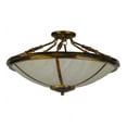 thumbnail image 6 of Meyda Tiffany 201781 Commerce 4 Light 31" Wide Semi-Flush Bowl Ceiling Fixture - Bronze, 6 of 7