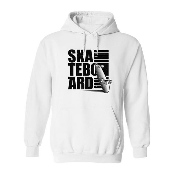 Urban Skateboarding. Hoodie Men -Image by Shutterstock, Male Large