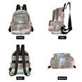 thumbnail image 2 of JIALIOU Mini Backpack Purse for Women Quilted Casual Daypack Small Travel Shoulder Bag, Cute Kitten in Flower Basket, 2 of 7