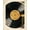 Black Cream Gold, Pattern 2, variant on ODIKA Vinyl Record Minimalist Turntable Motif Retro Soundwave Border for Bedroom, Nursery, RV, Pet Friendly & Kids Safe Bedside