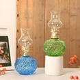 thumbnail image 2 of CCOCC Oil Lamps for Indoor Use,Sturdy Alloy Construction Oil Lamp,Rust-Resistant Finish Lamp Oil,Green, 2 of 5