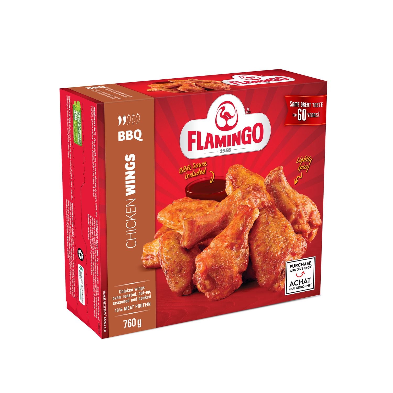 DISCONTINUED Flamingo BBQ Chicken Wings