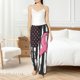 thumbnail image 4 of Fotbe Ribbon Breast Cancer Awareness Pantalones de Pijama para Mujer, Pantalones de Dormir, Pantalones Pj con Cordón y Bolsillos-3X-Large, 4 of 6