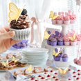 thumbnail image 4 of Decoraciones para pastel LANGPA de 22 piezas con mariposas y Happy Birthday, 4 of 6