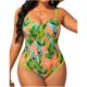 thumbnail image 2 of Traje de baño de una pieza para mujer, moda para mujer, traje de baño de talla grande para mujer, traje de baño de color sólido conservador con pliegues en el pecho, traje de baño de moda playera para, 2 of 8