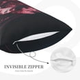 thumbnail image 3 of Lsque Mesmerizing Pink Jellyfish Pattern Pillow Case – Soft & Cozy Throw Pillow Cover, Hypoallergenic Cushion Case for Sleeping Women with Envelope Closure-20"x30", 3 of 6