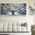 thumbnail image 5 of Large White Trees of Life Canvas Wall Art, Creative Trees Decor Painting Canvas Print for Living Room, Bedroom, Office Decorations, Gifts for Men, 5 of 7