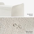thumbnail image 6 of Sophie Storage Bench, Pearl White Boucle, 6 of 10