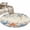 beige, variant on Blue Coastal Round Area Rug 3.3Ft Washable Circle Rugs for Dining Room Table, Summer Beach Starfish Weeping Eucalyptus Retro Non-Slip Carpet Floor Mats Indoor Outdoor Carpet Runner Home Decor