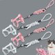 thumbnail image 5 of FELTECHELECTR Arnés ajustable para mascotas y gatos, con cuerda de tracción, cómodo y estampado de flores, correa de algodón, ideal para el hogar y actividades al aire libre (azul cielo, talla M), 5 of 7