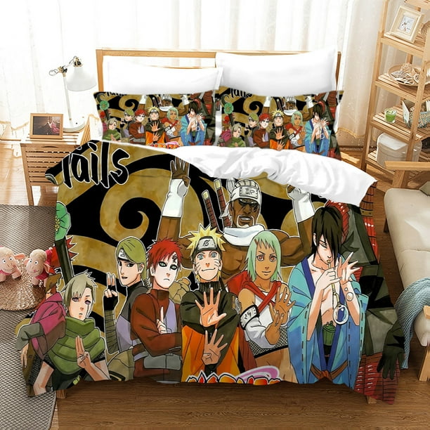 Novelty Uzumaki Naruto Bedding Bed Set Twin Full Queen King Size Itachi