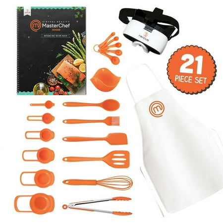 VR MasterChef Junior - Virtual Reality Recipe Book & Cooking Set for Kids | Science Kit for Kids, STEM Toys, VR Goggles Included