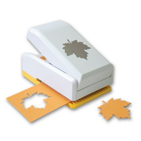 Punch Bunch SlimLock Medium Punch Maple Leaf Shape 28mm W x 30mm H Paper Hole Punch