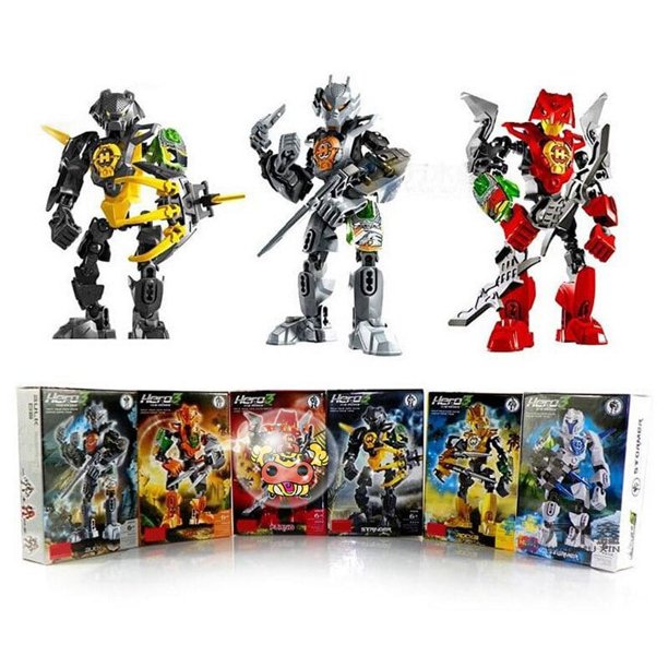 Lego Bionicle / Hero Factory - Lot De Robots Building Toys - Occasion