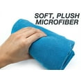 thumbnail image 7 of Blue Non-Slip Microfiber Hot Yoga Towel with Carry Bag, 7 of 7