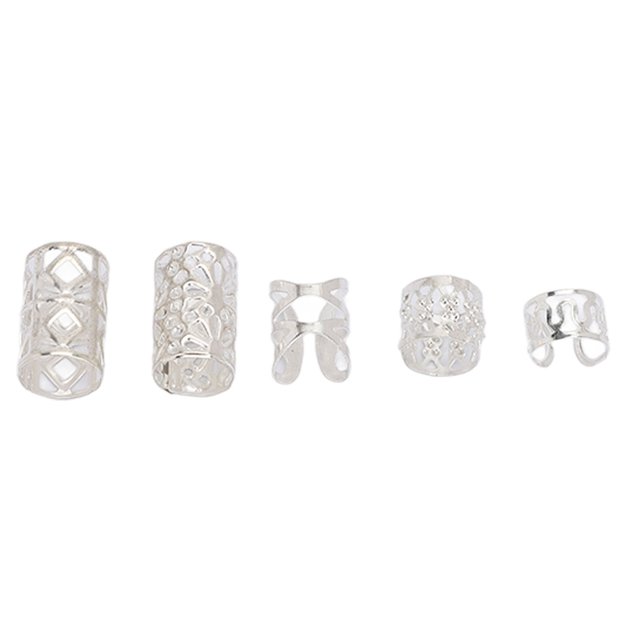 Vikings Hair Jewelry, Norse Runes Braids Tube Beads Dreadlocks, Various Shapes & Sizes, Easy to Use, Lightweight and
