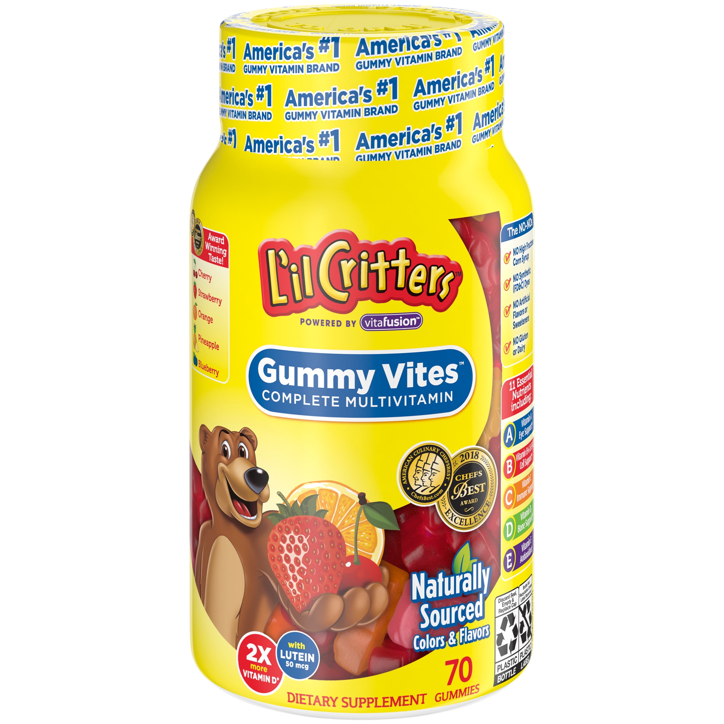 L'il Critters Gummy Vites, 70 ct