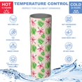 thumbnail image 5 of Pioneer Flower Floral Print Pattern 20oz Skinny Tumbler with Straw & Lid, Double Wall Vacuum Insulated Cup, Leak-Proof, Cup Holder Friendly, Hot 6H Cold 12H, 5 of 6