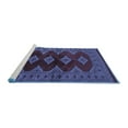 thumbnail image 2 of Ahgly Company Machine Washable Indoor Rectangle Southwestern Blue Country Area Rugs, 7' x 10', 2 of 4
