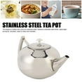 thumbnail image 3 of Stainless Steel Tea Pot with Infuser, Leakproof Tea Kettle Ergonomic Side Handle Tea Kettle Coffee Pot with Detachable Infuser for Blooming Tea & Loose Leaf Tea, 3 of 7