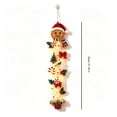 thumbnail image 4 of Clearance!Merry Cascade Glowing Gingerbread Man Christmas Door Hanger,Warm Led Lighted 3D Dimensional Holiday Hanging Decor,for Front Door,Wall,Window&Covered Indoor Outdoor Entryway,Home Decorations, 4 of 8
