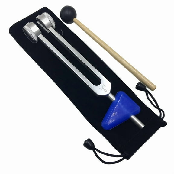 Chakra Tuning Fork Set for Healing Therapy,Musical Percussion Instruments, Ideal for Sound Healing, Meditation and Yoga,1 * tuning fork 1 * mallet,As Shown