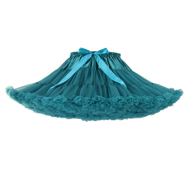 Jupe Mini Plissée en Tulle Uni Multi-Couches pour Femmes, Fête, Club, Cosplay