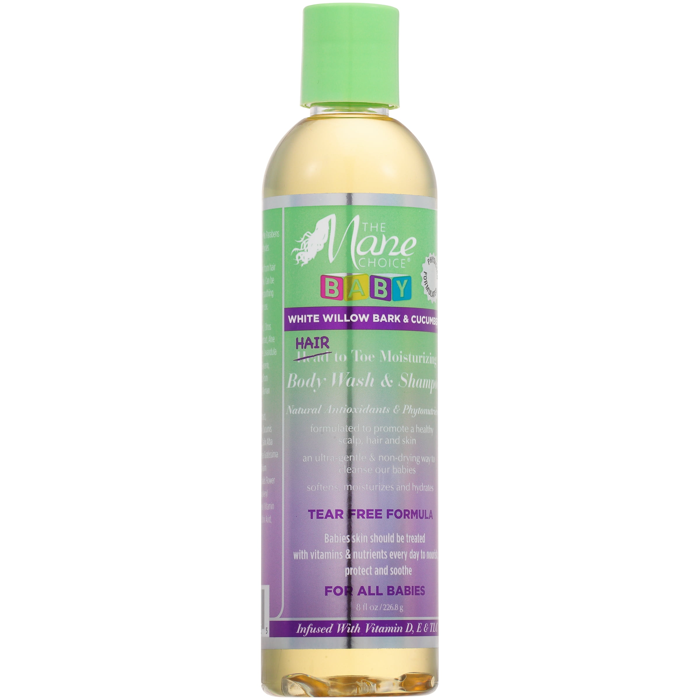 The Mane Choice® Baby White Willow Bark & Cucumber Hair to Toe Moisturizing Body Wash & Shampoo 8 fl. oz. Bottle