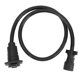 thumbnail image 2 of 3ft 7 Way Trailer Plug Wiring Harness Heat Resistant 7 Prong Trailer Tow Wiring Connector Cord Extension Wire for RV Car Boat, 2 of 5
