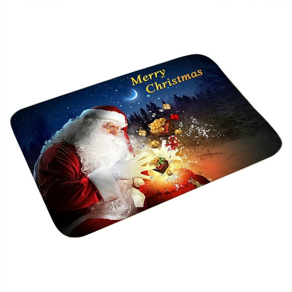 SUSHANG Clearance Christmas Floor Mat Christmas Doormat Personalized Front Door Decoration Christmas Decoration Christmas Decor Holiday Decor 40X60Cm