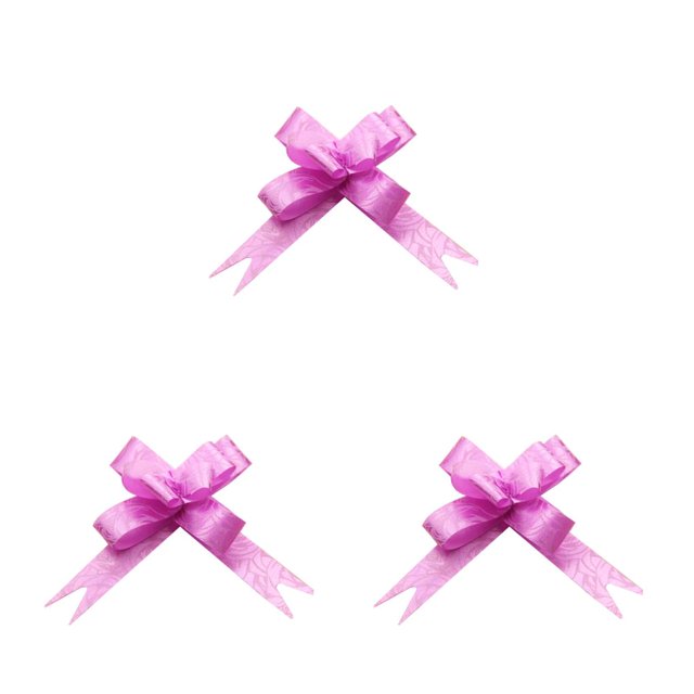 Naiovety 200 Pieces Packing Pull Bow Ribbons Present Party Style Decor DIY Wrapping Decoration Reusable Supplies for Birthday Saving Time Type1 NO1