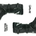 thumbnail image 3 of Atlas Traction Boots (Youth - Size: 3) with Mud Gaiter, 3-Buckle Closure with Adjustable Straps for Use In: Enduro Racing, Powersports, Motocross, Snowmobiling, Snowboarding (Black), 3 of 8