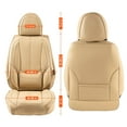 thumbnail image 4 of KFFKFF 6 Pieces Universal Seat Covers Front Seat Covers Fits Most Cars SUVs and Trucks Beige, 4 of 9
