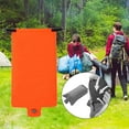 thumbnail image 3 of Camping Air Sleeping Pad Inflatable Backpacking Pad Hiking Traveling Folding Mattress Damp Bag Orange, 3 of 10