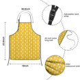 thumbnail image 3 of Yellow Lemon Fruit Shapes Orange Pattern Kids Aprons for Girls and Boys,Adjustable Neck Strap Toddler Aprons for Kids Cooking Baking, 3 of 6