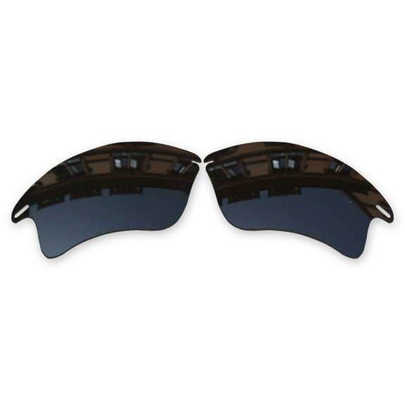 Vonxyz Stealth Black Polarized Lenses Replacement for Oakley Fast Jacket XL OO9156 Sunglass