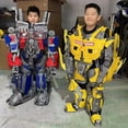 thumbnail image 2 of Disfraz de cosplay de película para niños robot transformador 1:1 fácil de usar adecuado para niños menores de 1,4 m Halloweenzhangyuxiang zhangyuxiang unisex, 2 of 2