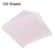 thumbnail image 3 of Uxcell 100 hojas de papel de origami brillante de 4x4 pulgadas, papel cuadrado brillante y brillante de 10x10 cm, papel iridiscente para manualidades, decoración de arte, rosa claro, 3 of 6