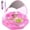 Pink, variant on CQHVKQ 34" Inflatable Baby Pool Float with Canopy, Baby Swimming Ring with Interactive Toy Play Console & Adjustable Safety Seat, Toddler Inflatable Swimming Float for 0-3 Years, Purple
