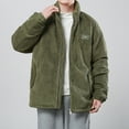 thumbnail image 3 of Mgmyaa Men's Corduroy Hooded Jacket Winter Thermal Lined Long Sleeve Zip-Up Workwear Coat with Pockets, 3 of 3