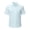 Light Blue, variant on Kureaily Men's Short Sleeve Button Down Shirts Casual Printed Summer Regular Fit Beach Shirt Vacation Wedding Short Shirts,Large/(Gray)